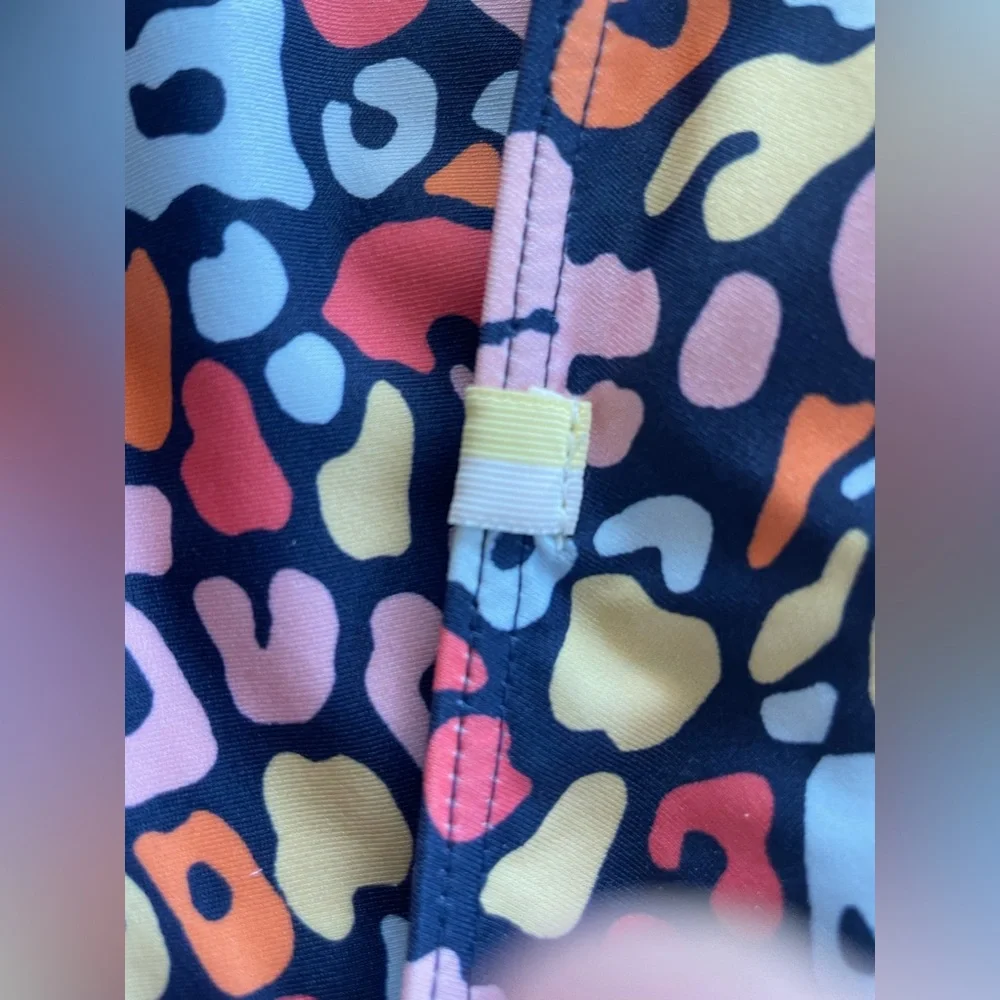 Summersalt Oasis Wide Strap One Piece Swimsuit Multicolor Leopard Print; size 12 - Picture 4 of 7